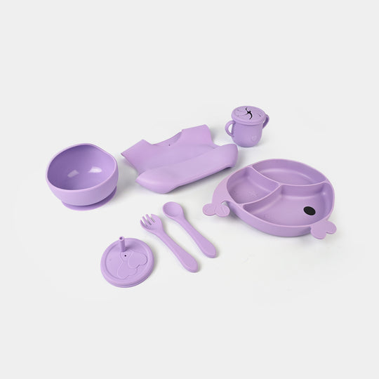 Adorable Food Grade Silicone Baby Tableware Set