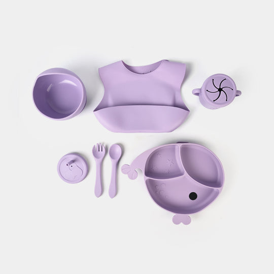 Adorable Food Grade Silicone Baby Tableware Set