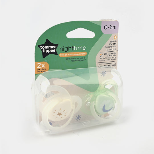 TT 533465 2X 0-6M NIGHT PACI E-C