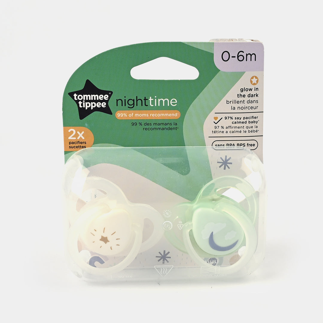 TT 533465 2X 0-6M NIGHT PACI E-C