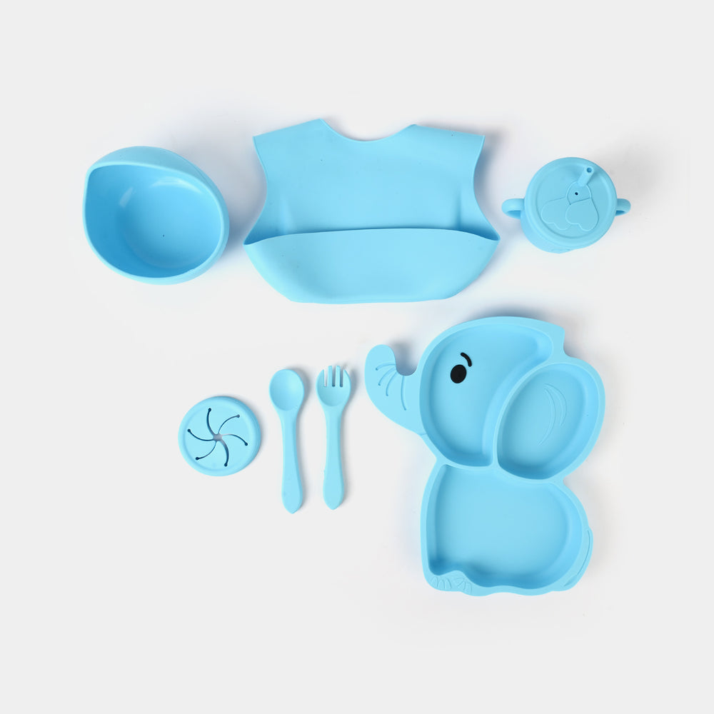 Adorable Food Grade Silicone Baby Tableware Set