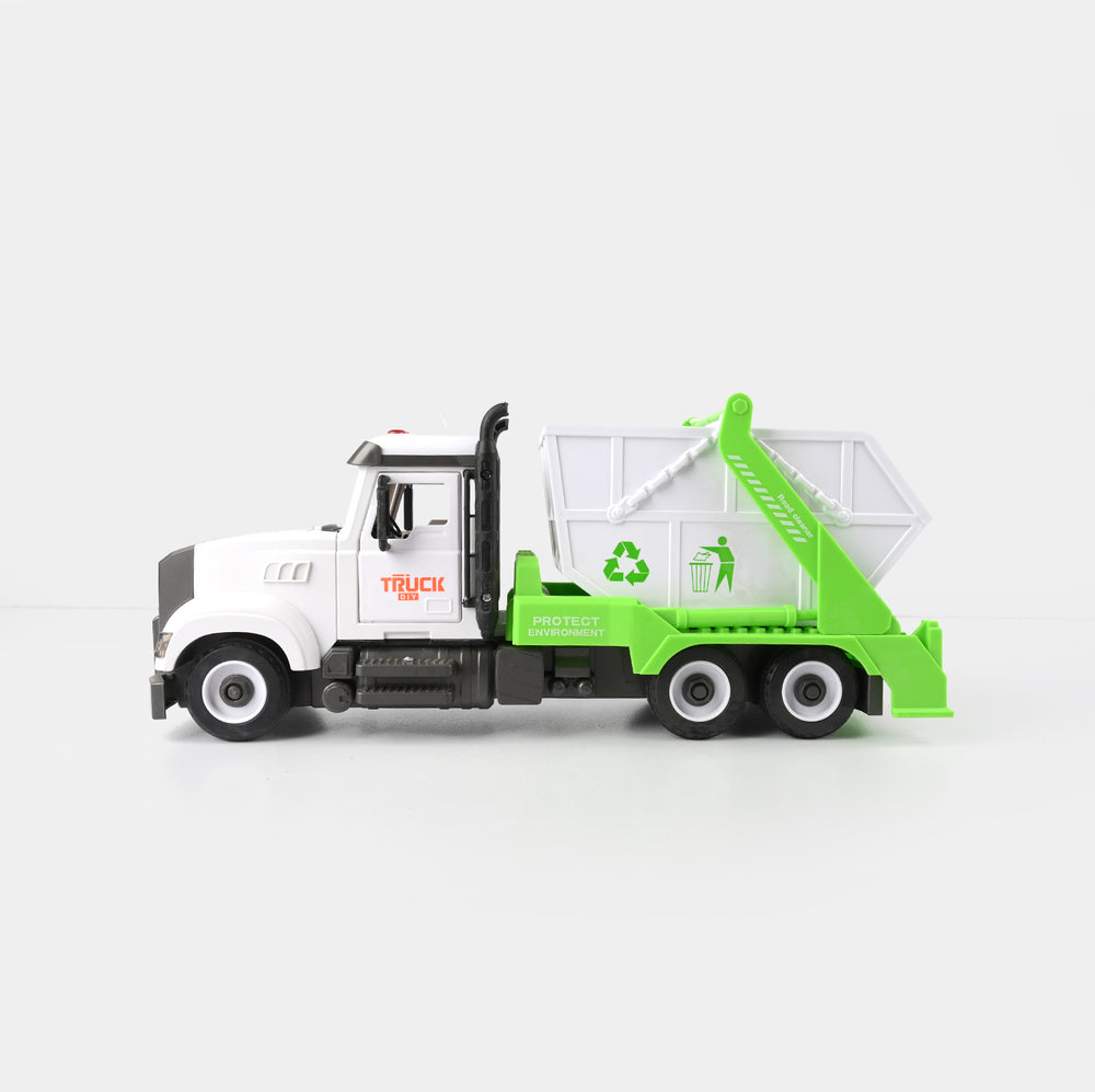 Garbage Truck Toy with Lights & Sounds | Recycling Play Vehicle for Kids