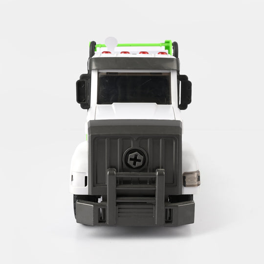 Garbage Truck Toy with Lights & Sounds | Recycling Play Vehicle for Kids
