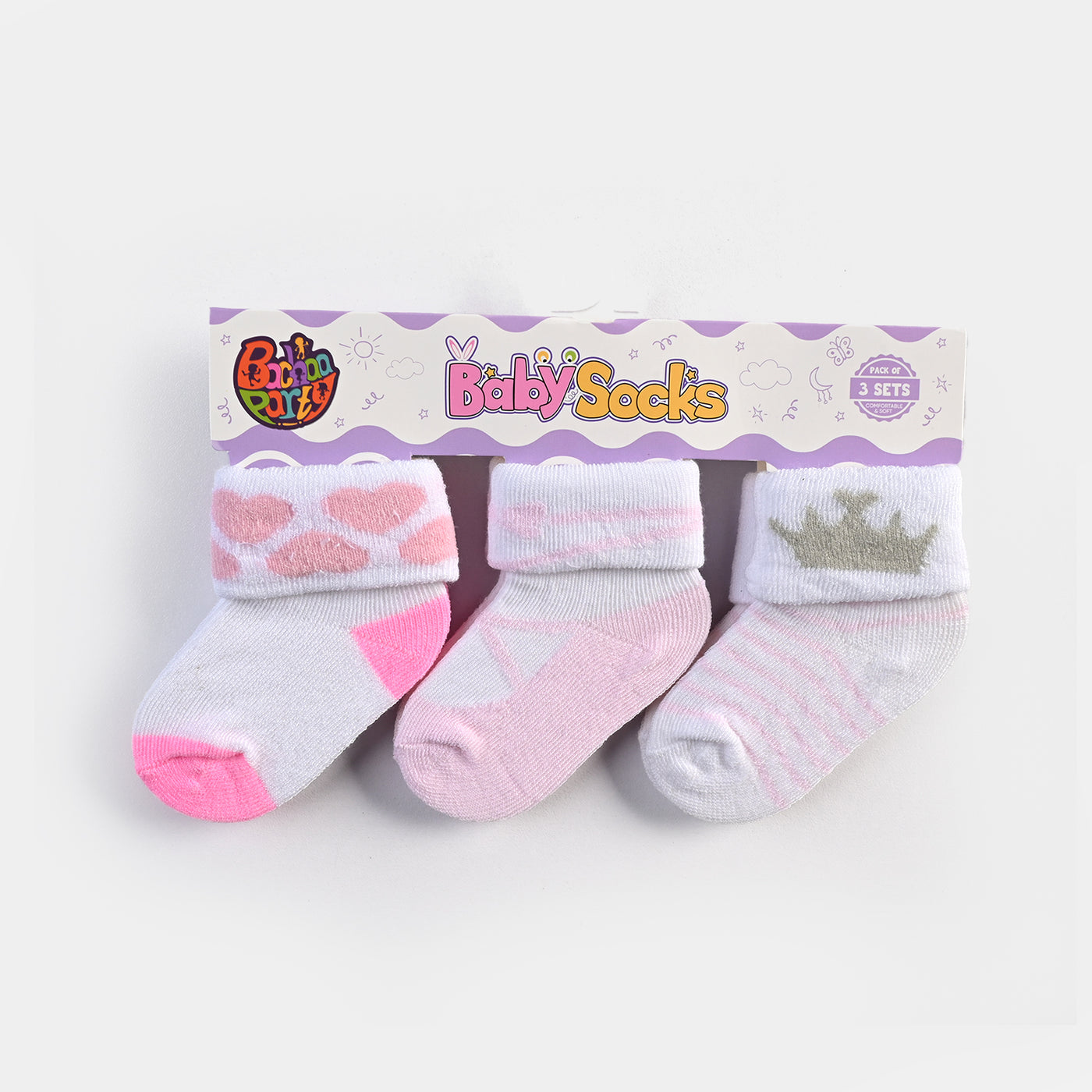 Infant Baby Socks 6-12M-3Pcs