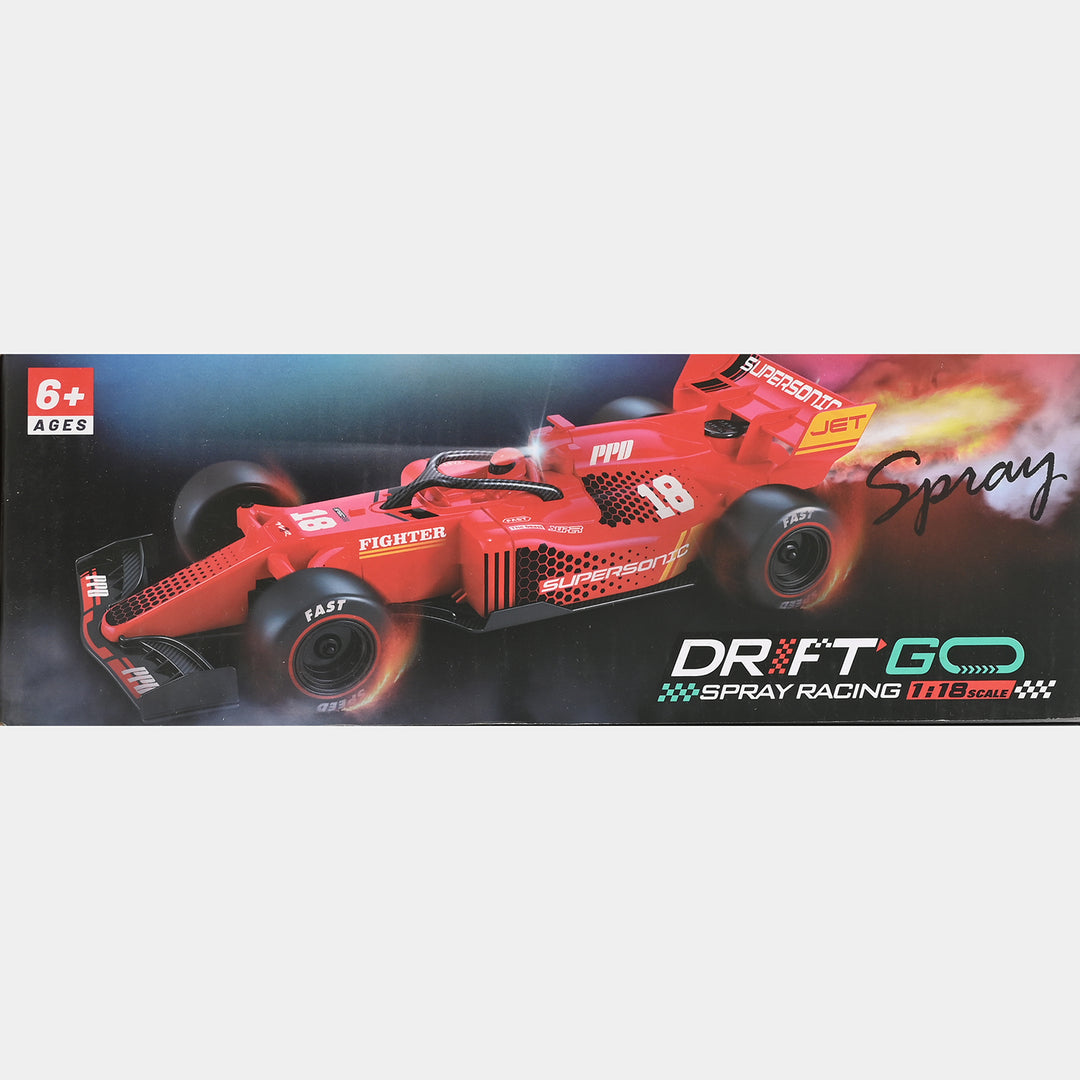 Remote Control Racing Car With Smoke Function