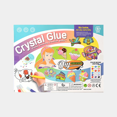 Crystal Glue Painting For Girls