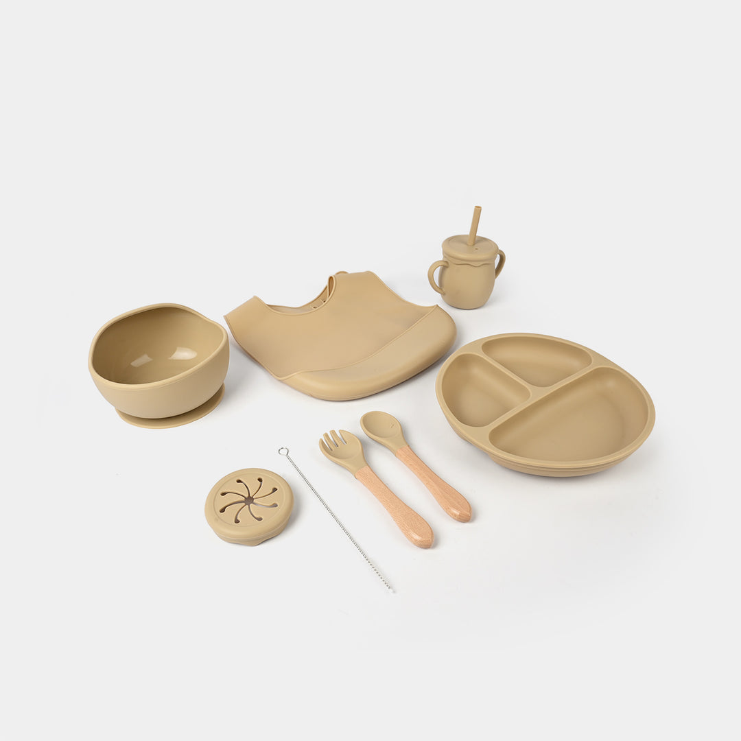 Adorable Food Grade Silicone Baby Tableware Set