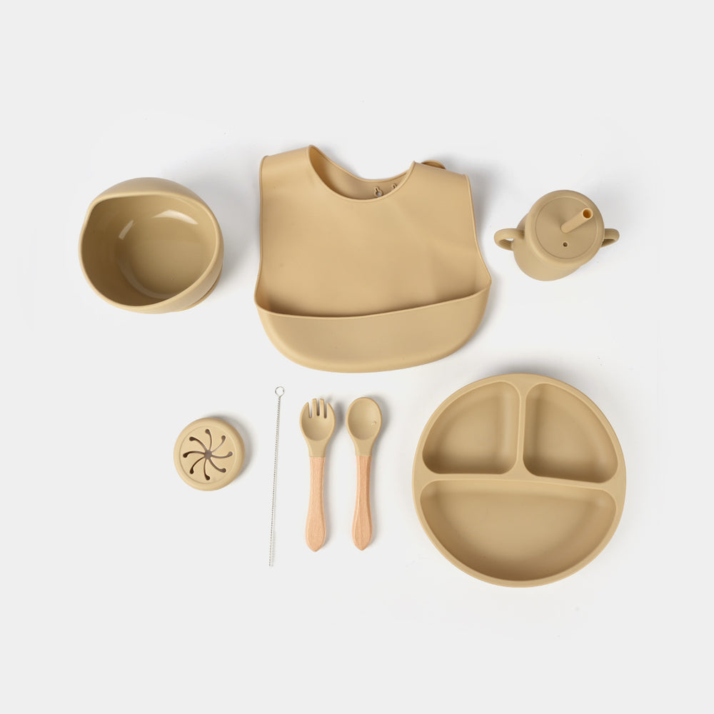 Adorable Food Grade Silicone Baby Tableware Set