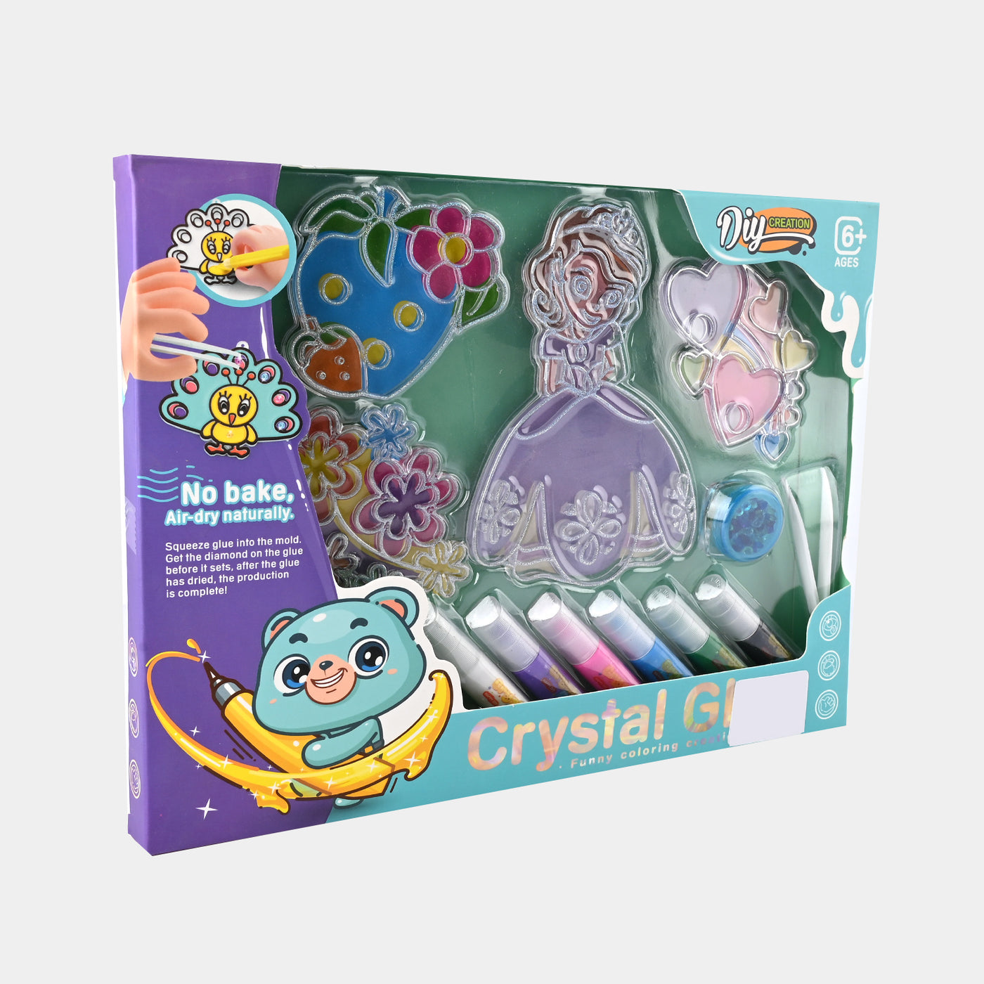 Crystal Glue Painting For Girls