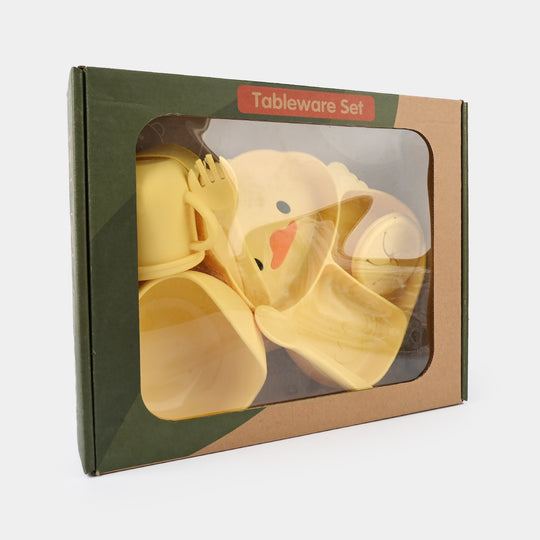 Adorable Food Grade Silicone Baby Tableware Set
