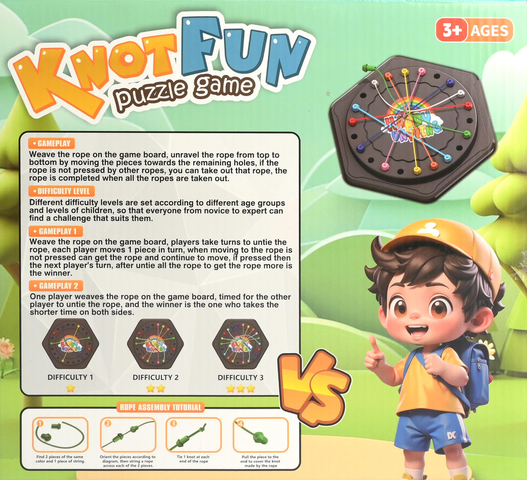 Educational Play Knot Fun Puzzle Game
