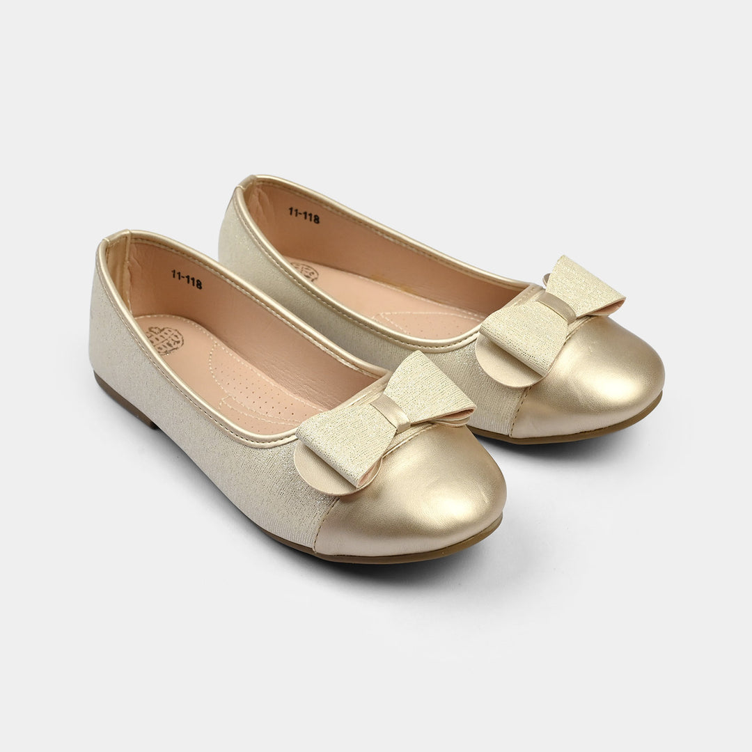 Girls Pumps 11-118-BEIGE