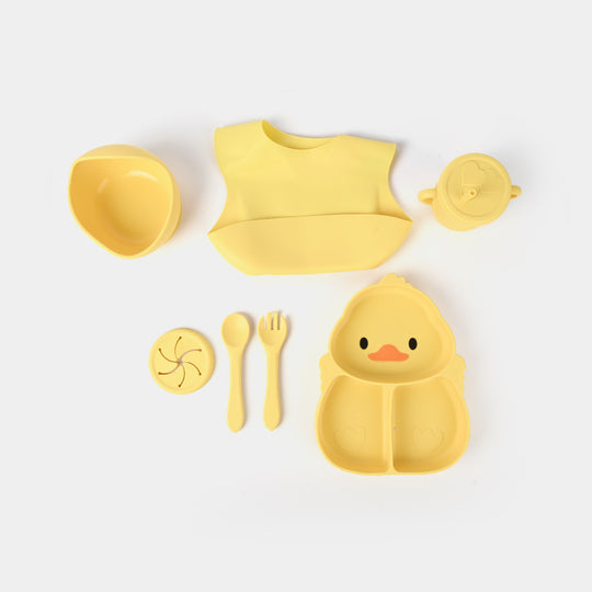 Adorable Food Grade Silicone Baby Tableware Set