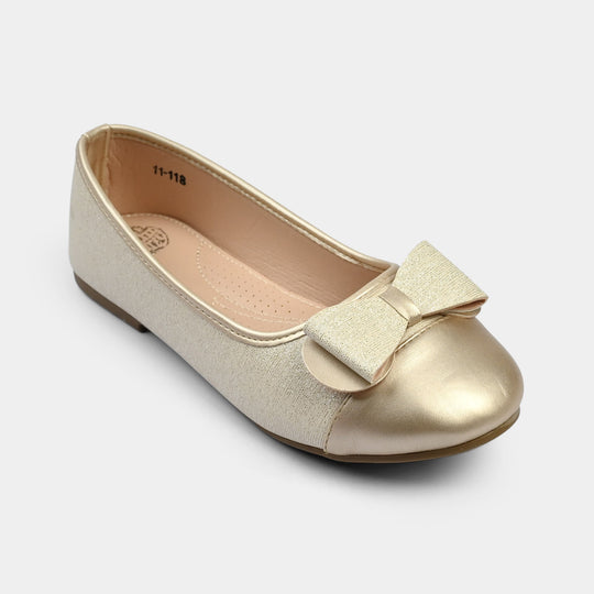 Girls Pumps 11-118-BEIGE
