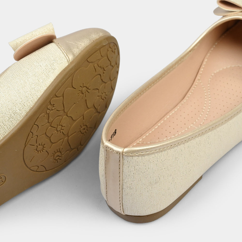 Girls Pumps 11-118-BEIGE