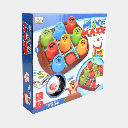 Mole Maze 2-in-1 Competitive Puzzle Game