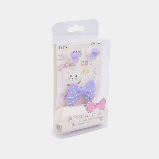 Adorable Theme Wired Stereo Earphones