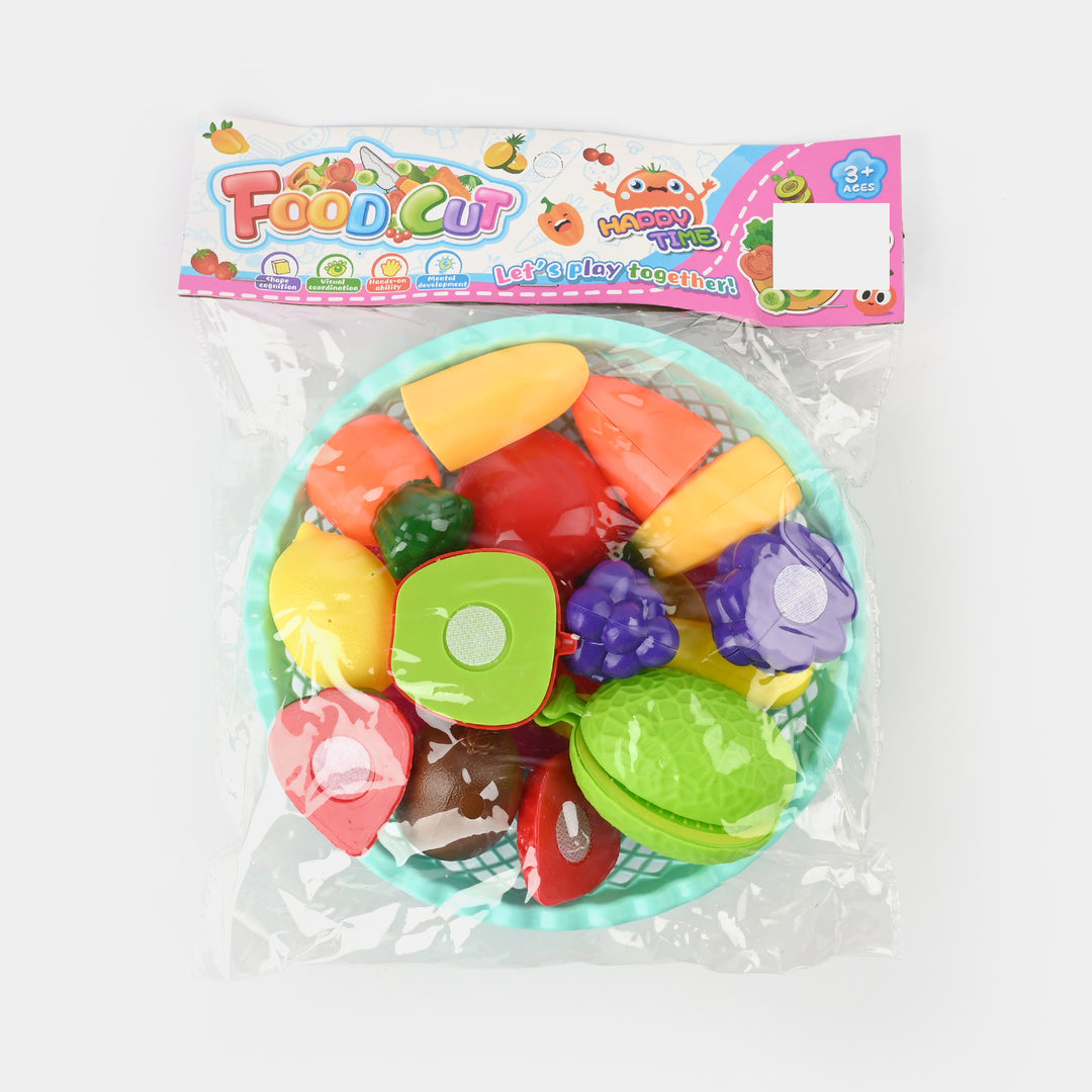 Cut Fruit With Basket Play Set