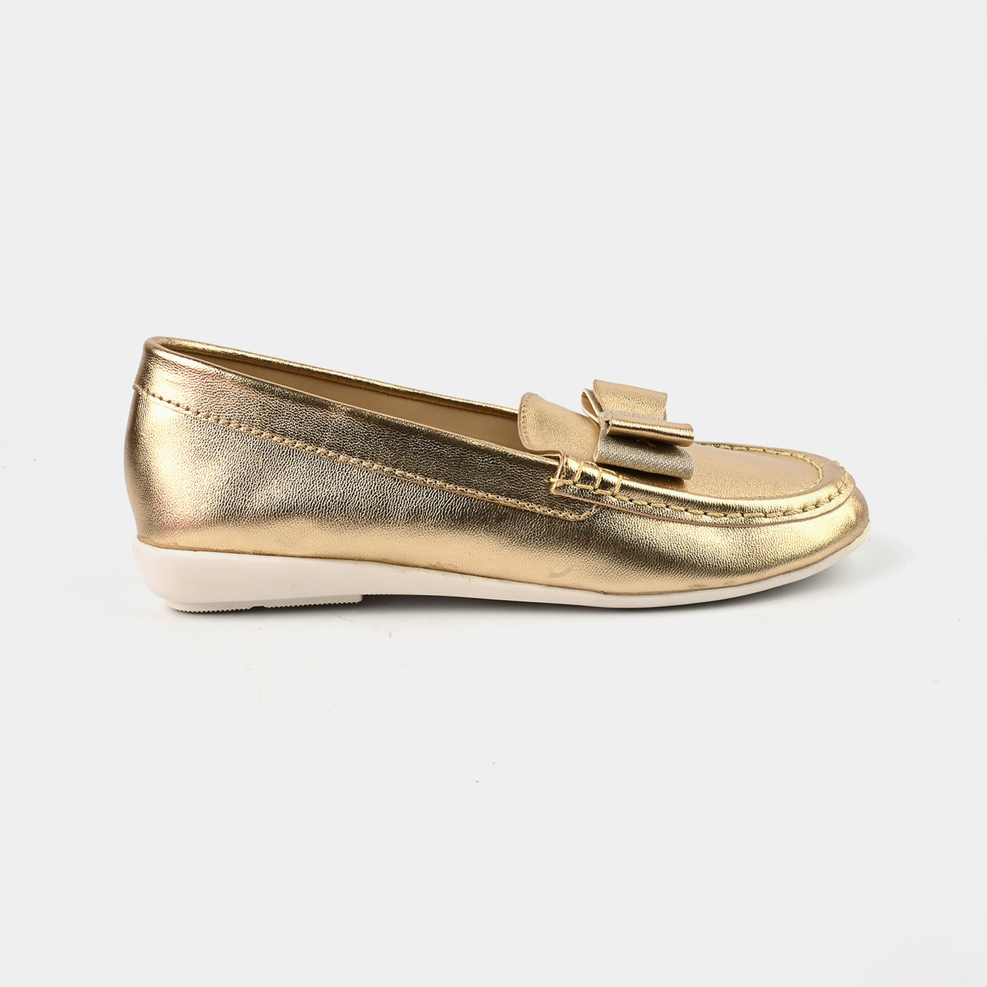 Girls Loafer JV-02-Golden