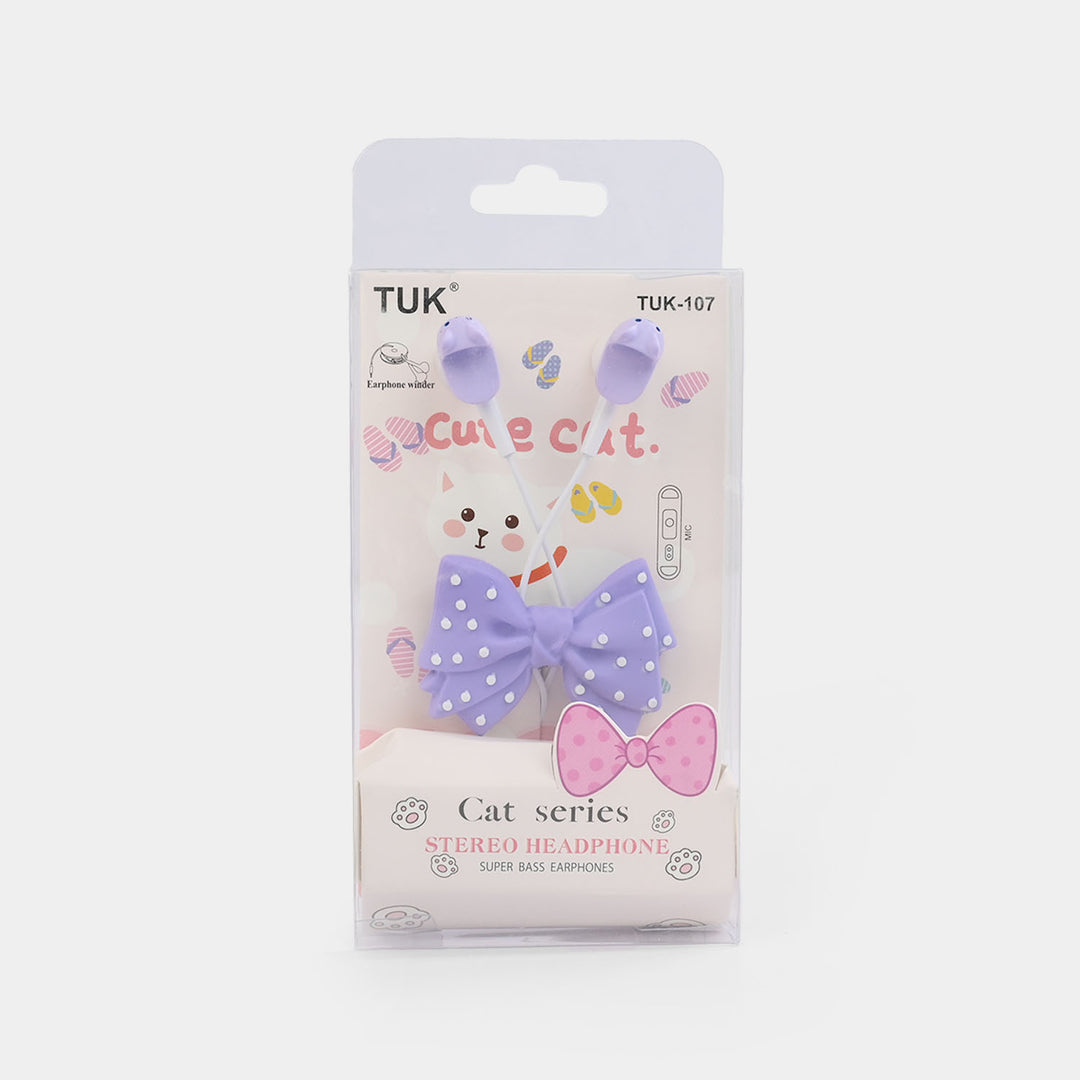 Adorable Theme Wired Stereo Earphones