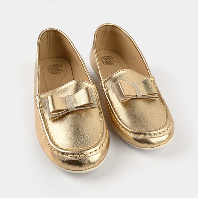 Girls Loafer JV-02-Golden