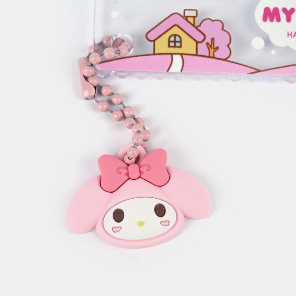 Bright Plastic Scale with Keychain | 15CM