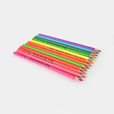 Color Pencil Mondete Neon  | 12Pcs