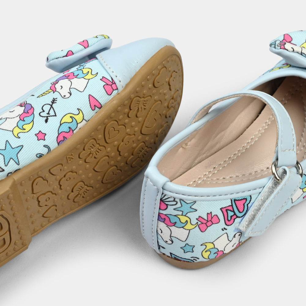 Girls Pumps ZP-085-BLUE