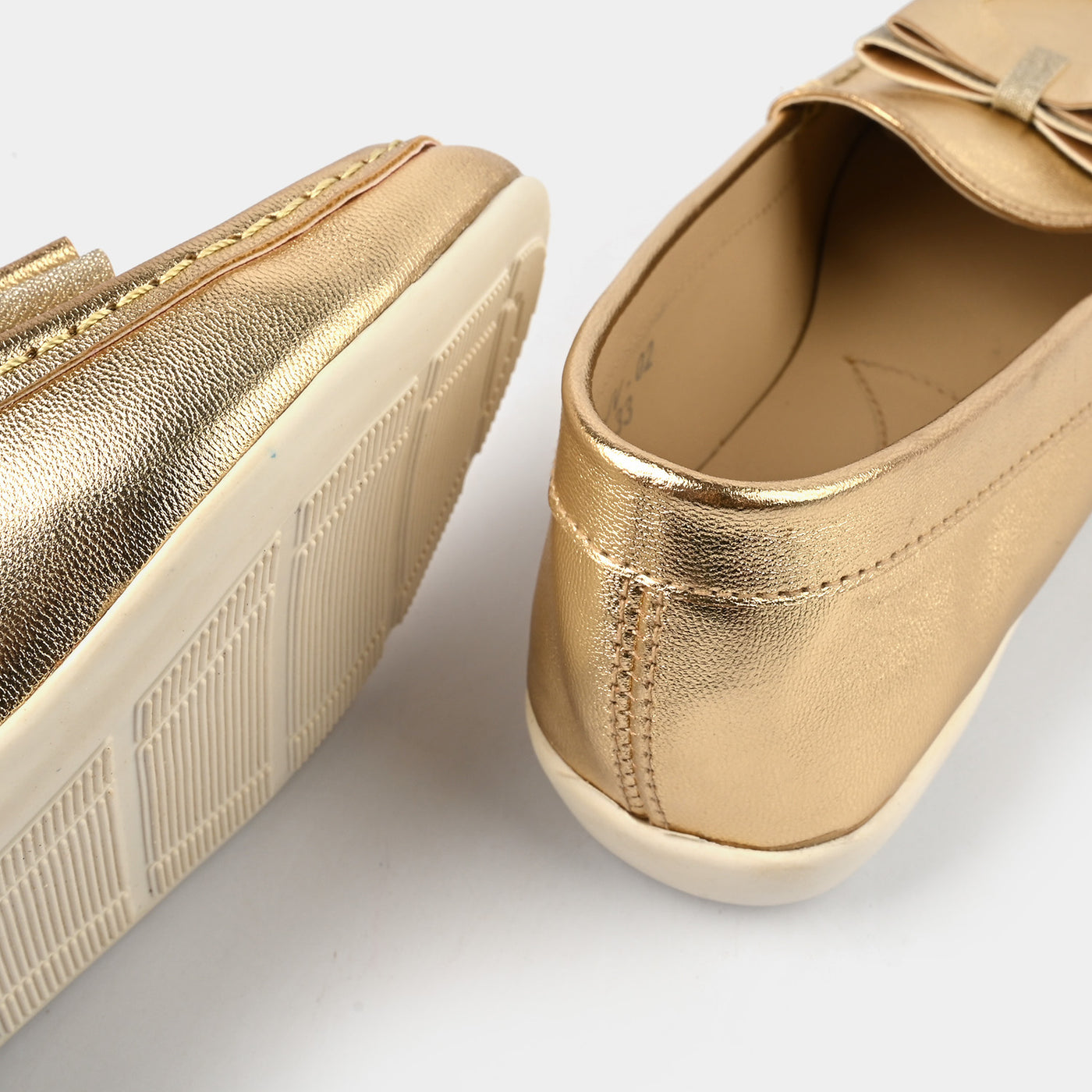 Girls Loafer JV-02-Golden