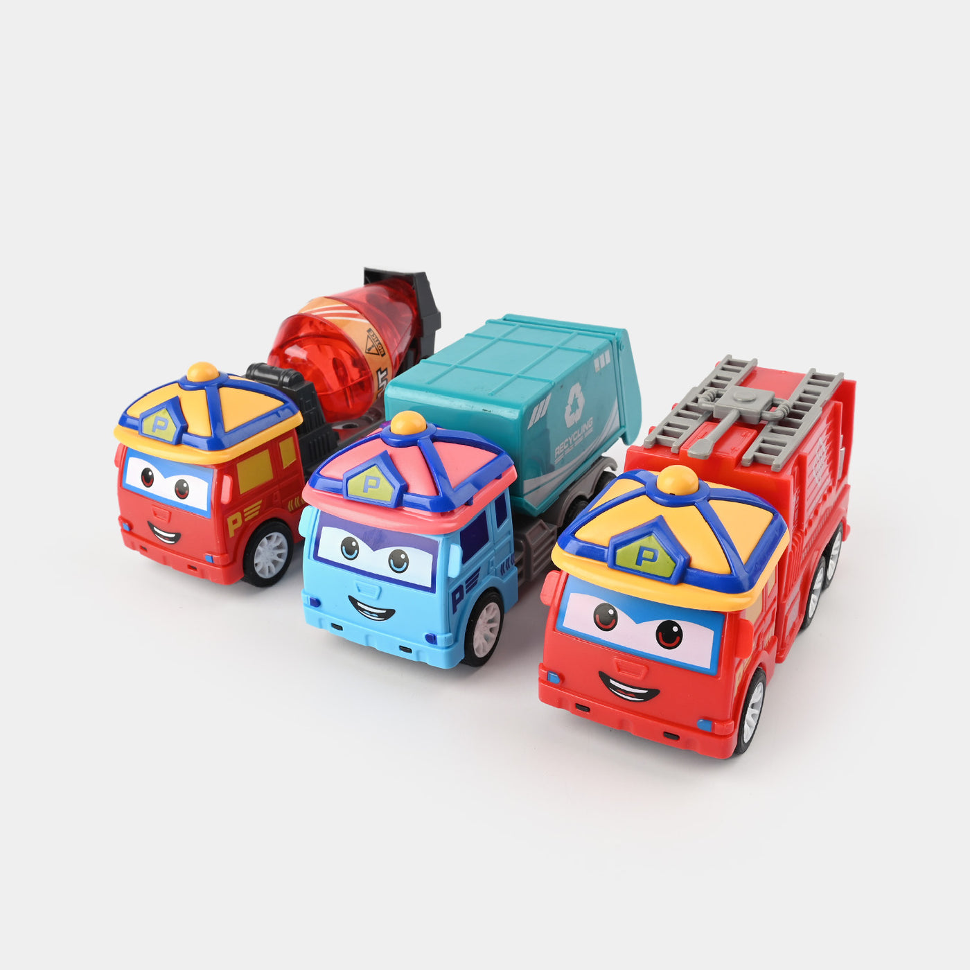 Friction Vehicles Toy Set For Kids