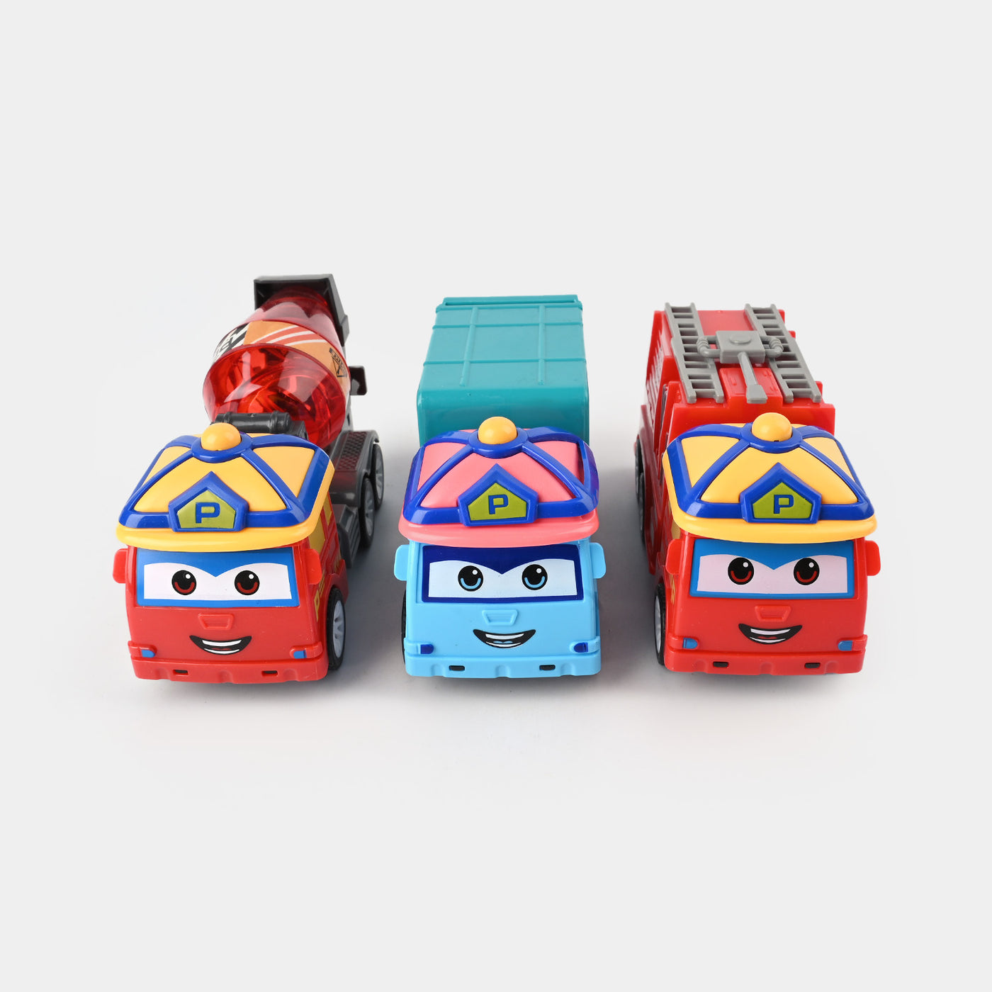 Friction Vehicles Toy Set For Kids