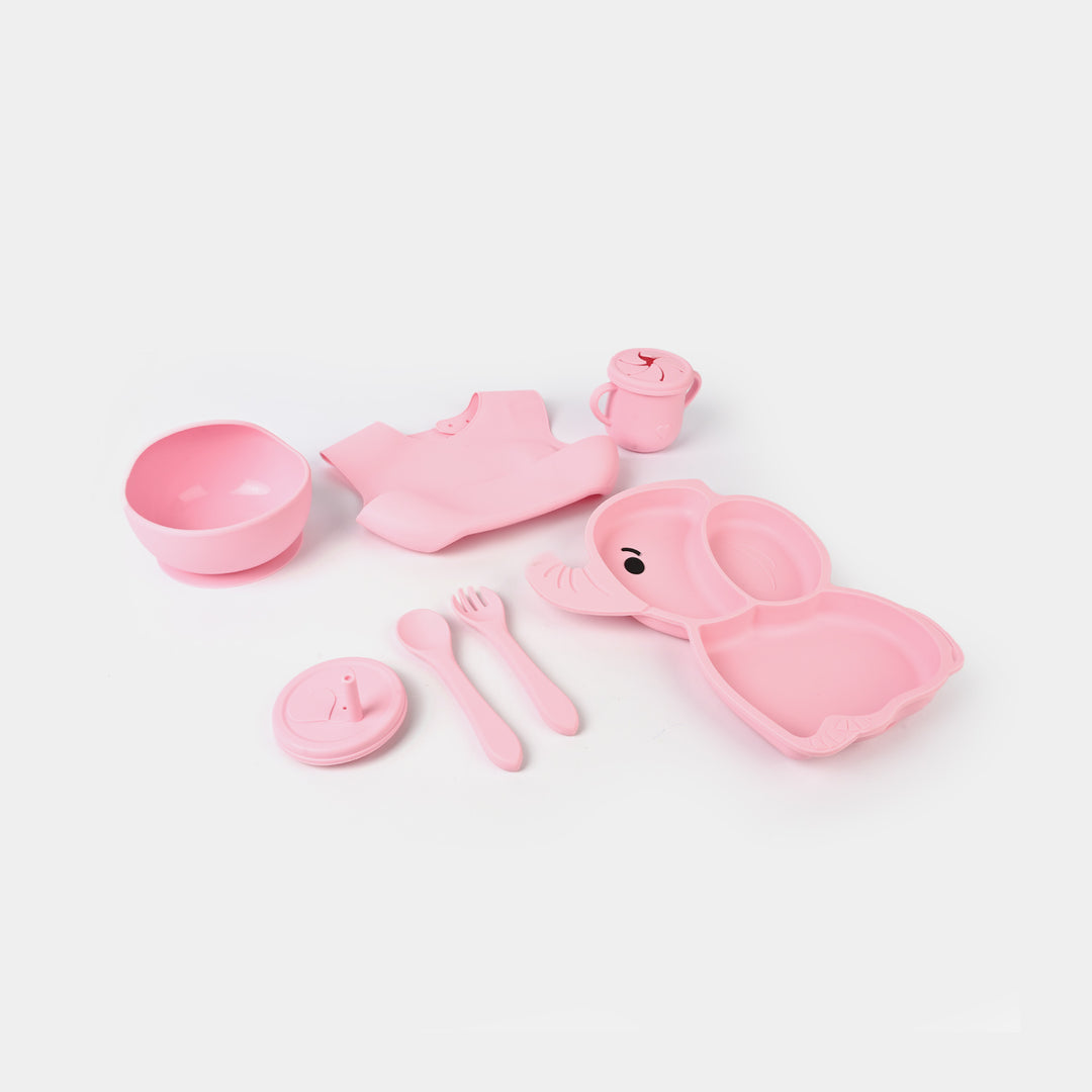 Adorable Food Grade Silicone Baby Tableware Set