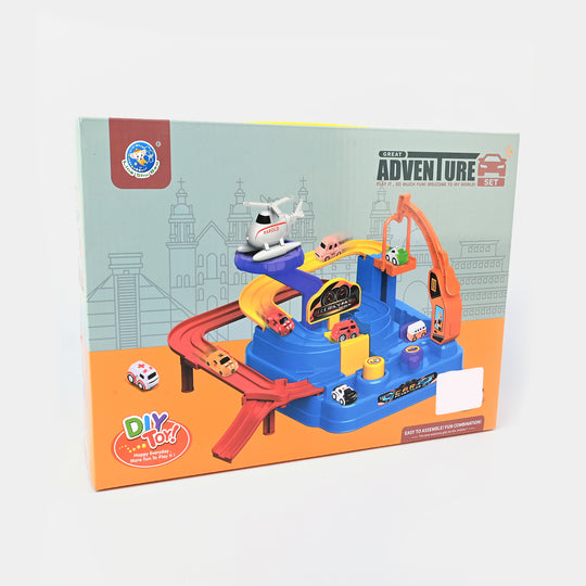 Adventure Cars Track Play Set