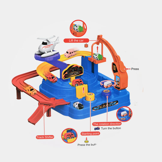 Adventure Cars Track Play Set