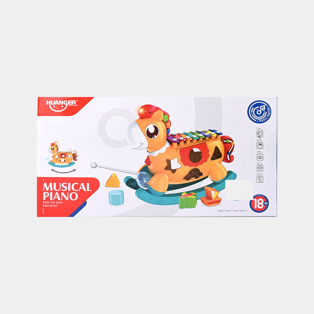 5 in 1 Rocking Horse Xylophone