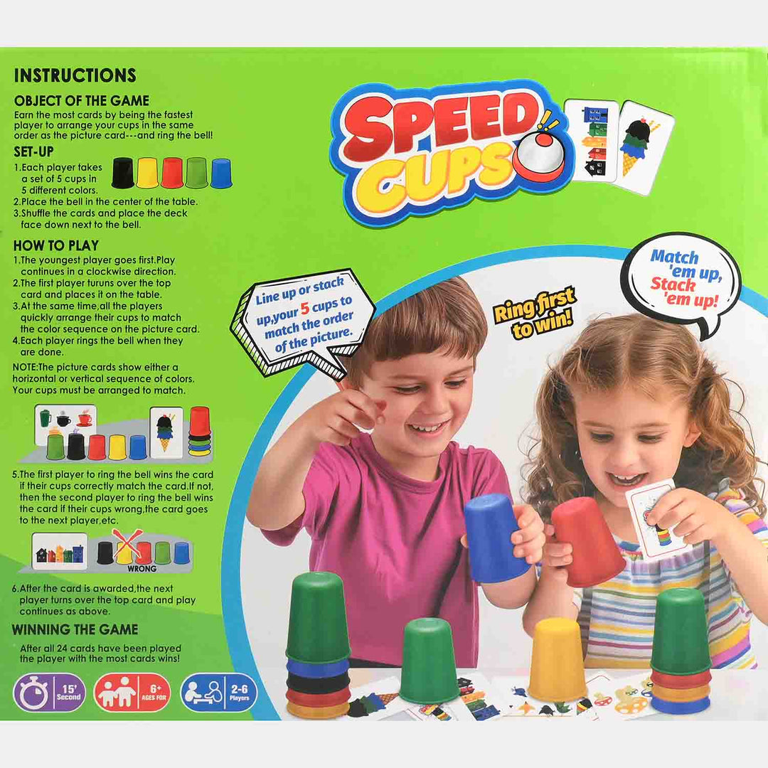 Fast-Paced Stacking & Color Matching Board Game
