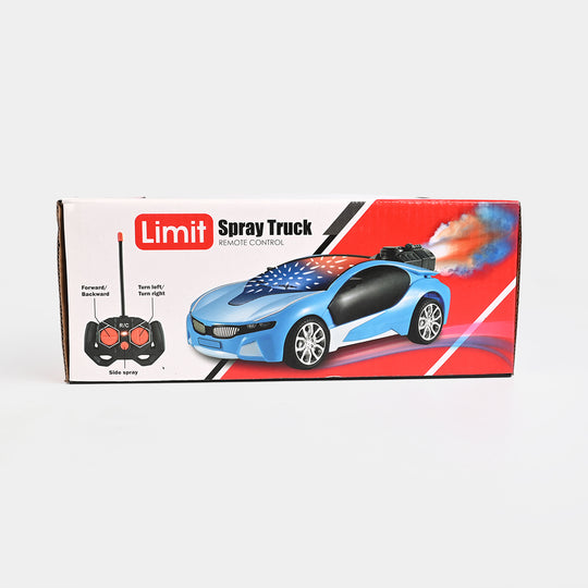 Remote Control Car With 3D Light,Mist Spray
