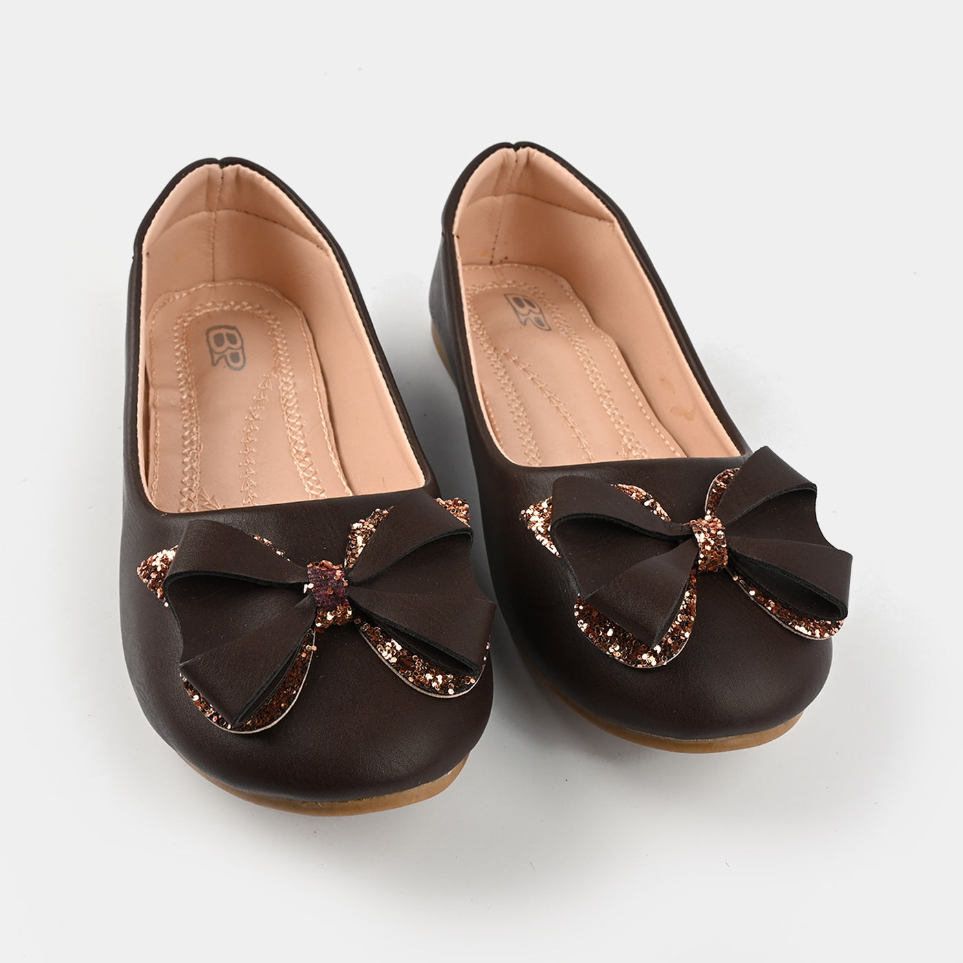 Girls Pumps 11-11-BROWN