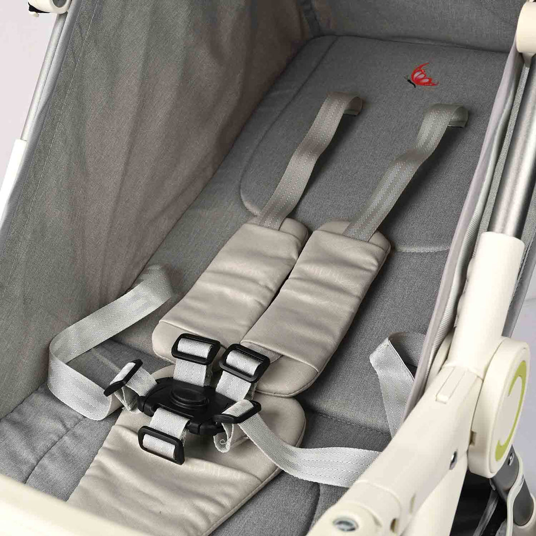 Compact & Foldable Baby Stroller JY-1332 Grey