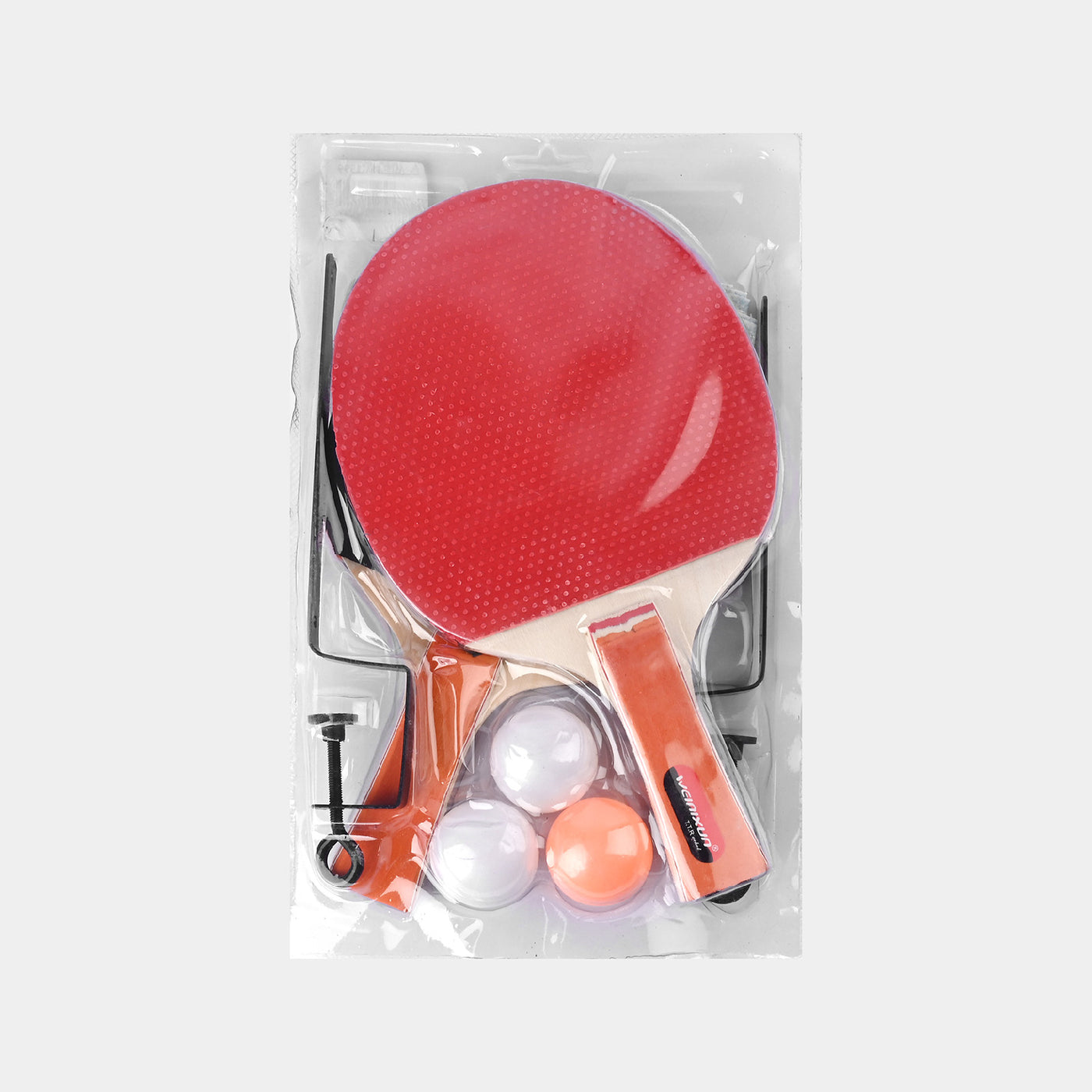 Table Tennis Racket Pair With 3 Balls For Kids