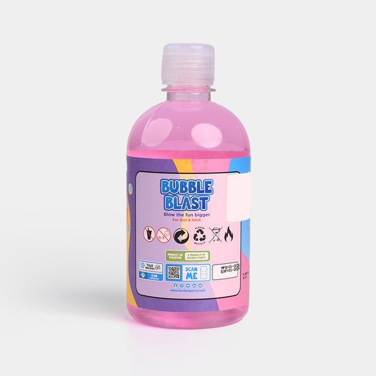 Bubble Liquid Bottle 500ml Pink