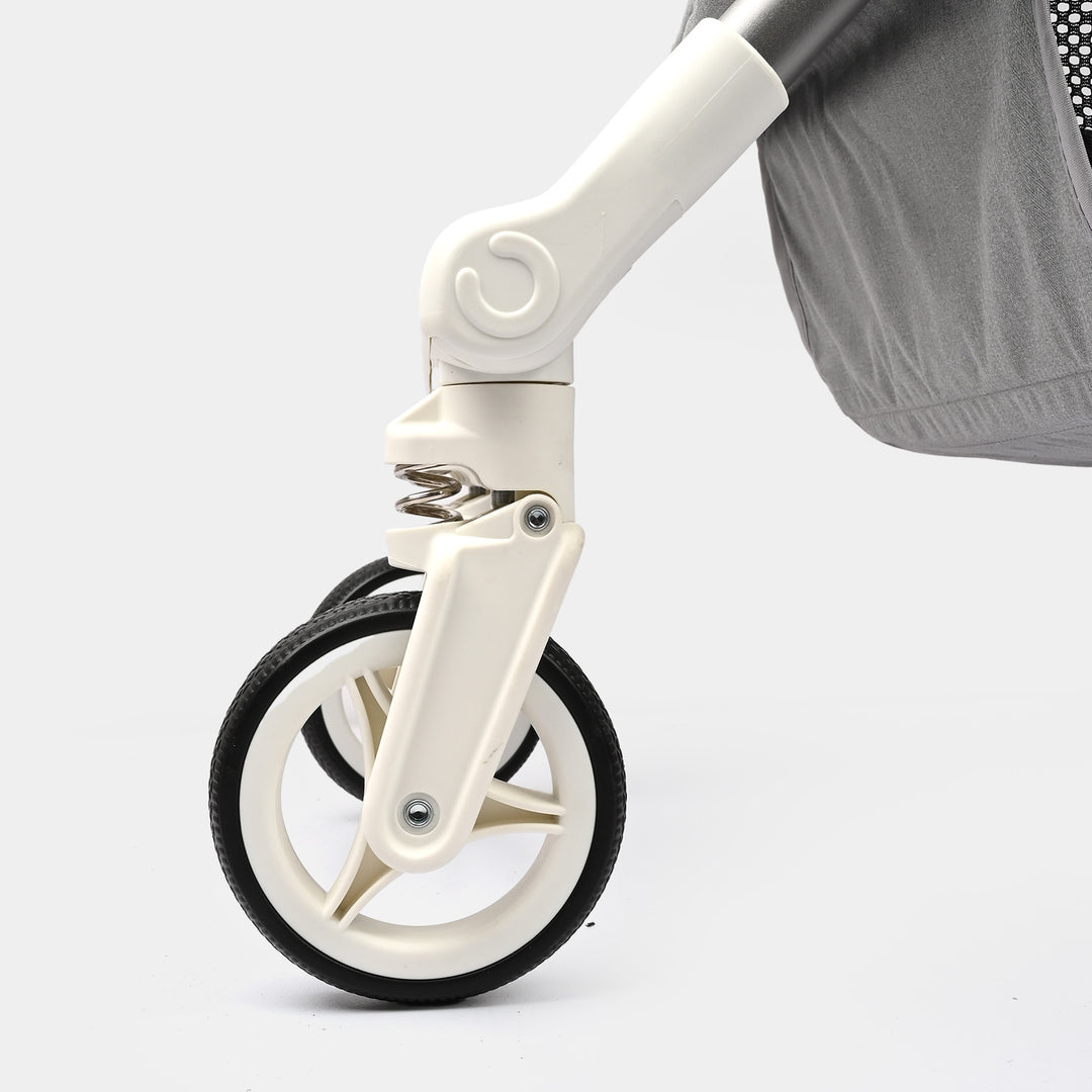Compact & Foldable Baby Stroller JY-1332 Grey