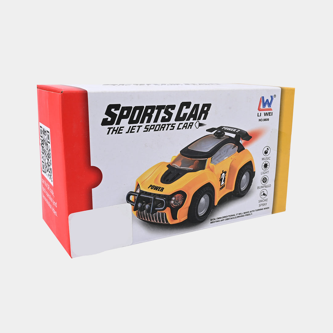 Sports Race Car with Spray and Light -Music