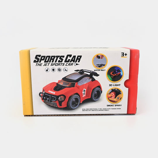 Sports Race Car with Spray and Light -Music