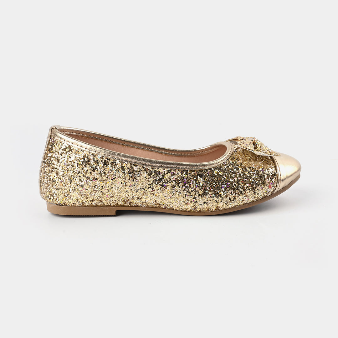 Girls Pumps 1313-Golden