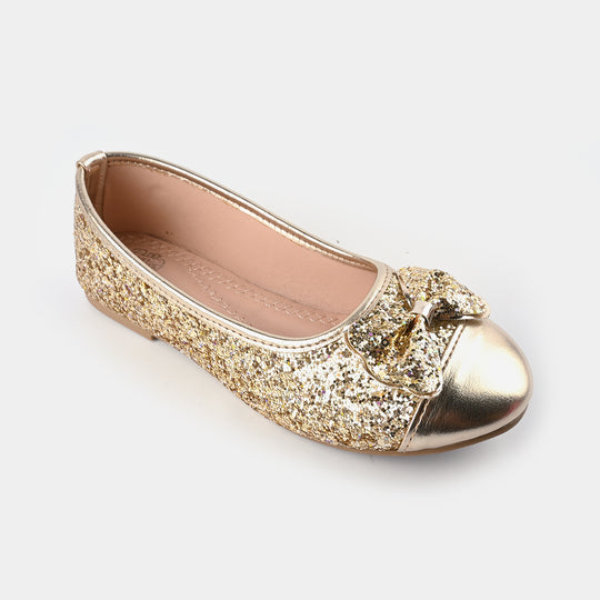 Girls Pumps 1313-Golden