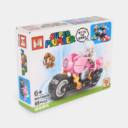 Super Character Building Block Racing Car Set