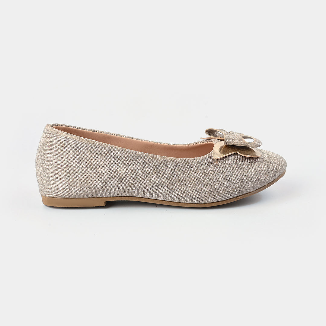 Girls Pumps 1310-Golden