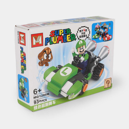 Super Character Building Block Racing Car Set