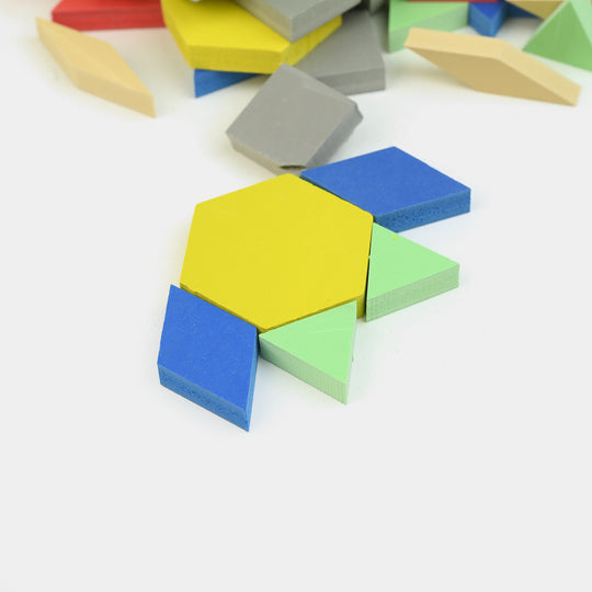 Wooden Puzzle Block Kids Educational Toy | 60PCs